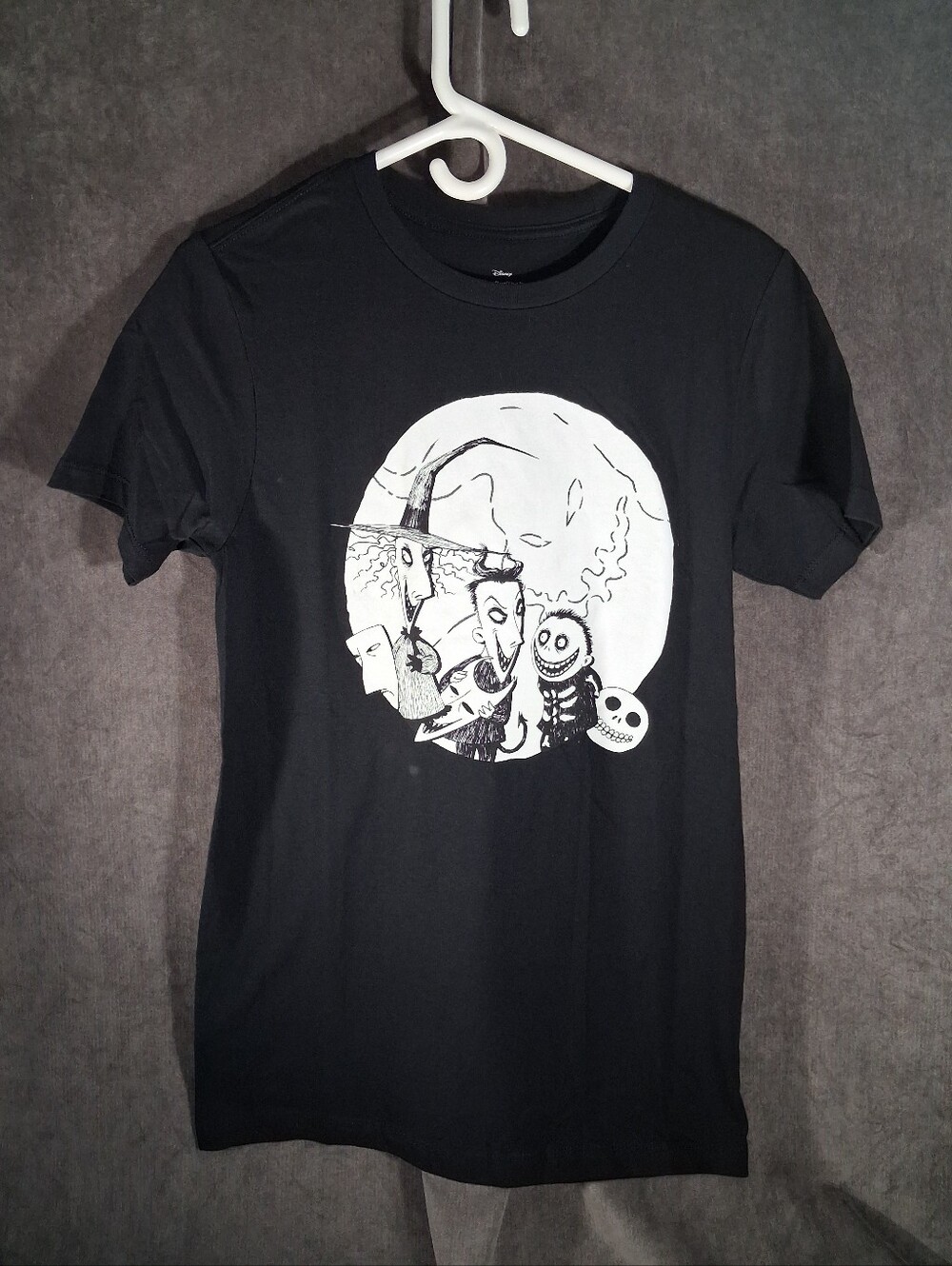 The Nightmare Before Christmas Shock Barrel & Oogie Boogie Graphic Tee VG- S